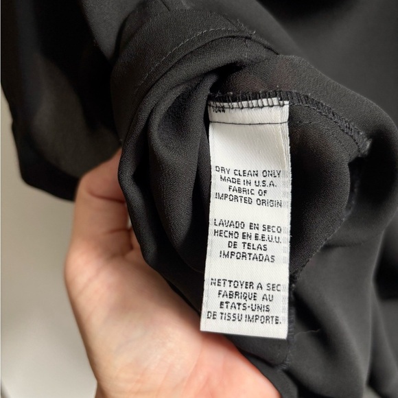 Jones New York Sheer Black Blouse - Picture 4 of 6